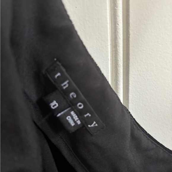 Theory Black One-Shoulder Dress Birkita - little black dress holiday 10 - Picture 3 of 3